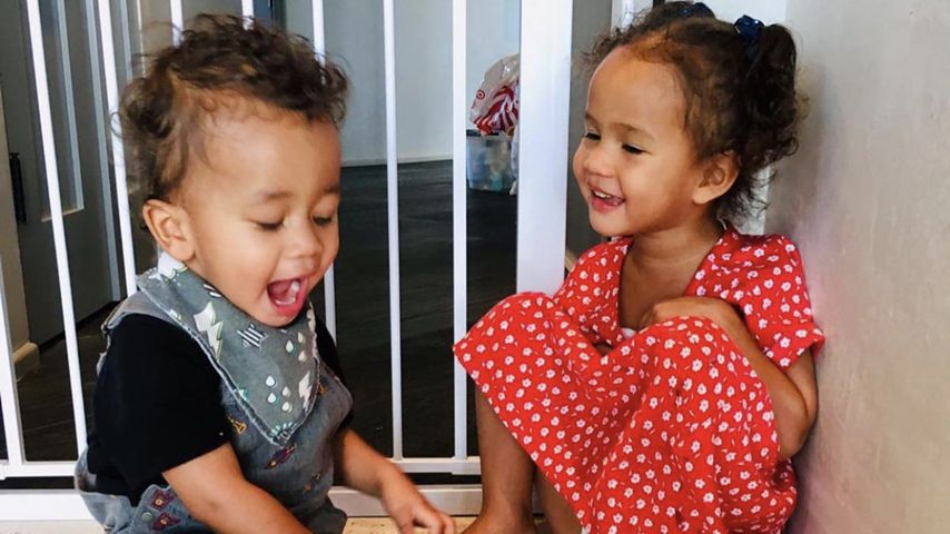 Miles Theodore Stephens und Luna Simone, Kinder von John Legend un Chrissy Teigen