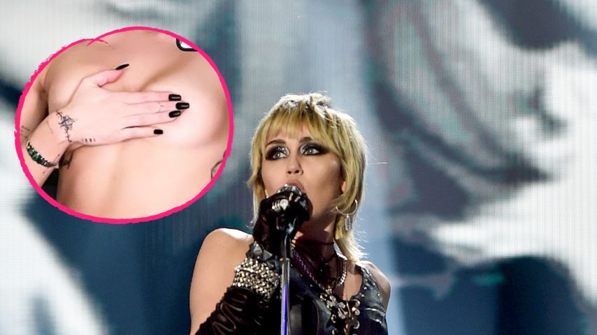 Oben ohne! Miley Cyrus zeigt ihre Muskeln mit heißem Selfie