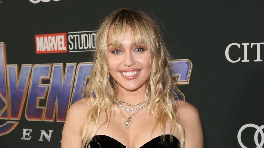 Miley Cyrus bei einer Filmpremiere, April 2019