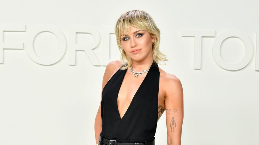 Miley Cyrus bei der Fashionshow von Tom Ford, Februrar 2020