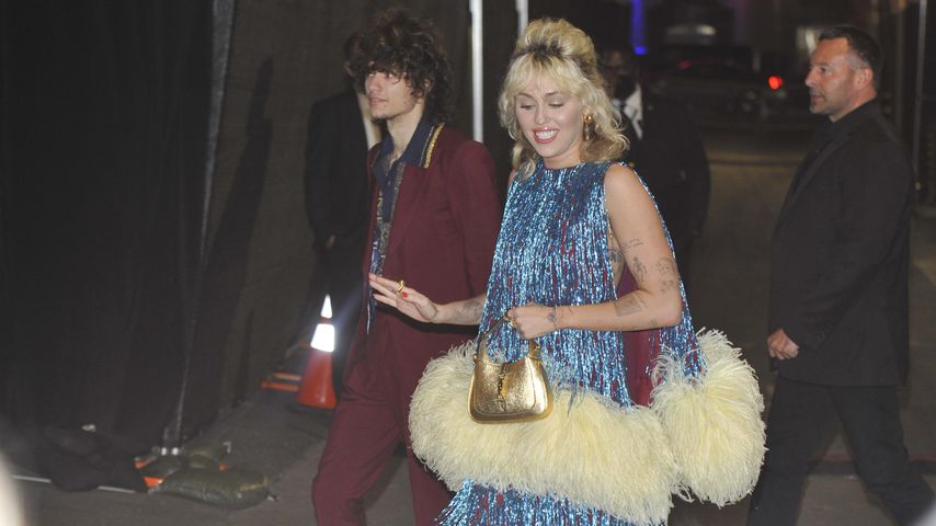 Miley Cyrus bei der Gucci-Fashionshow im November 2021