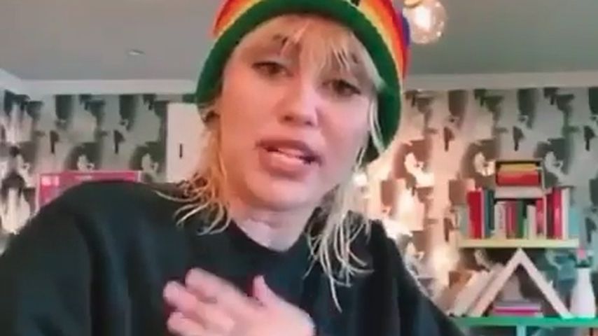 Miley Cyrus bei ihrer Instagram-Show