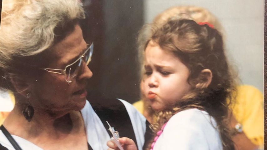 Miley Cyrus mit ihrer Oma