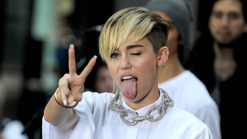 Miley Cyrus live in der NBC-Show Today auf dem Rockefeller Plaza, New York, Oktober 2013