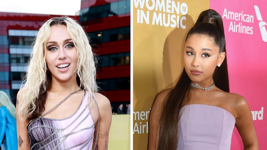 Geht da etwa was? Miley Cyrus flirtete mit Ariana Grande