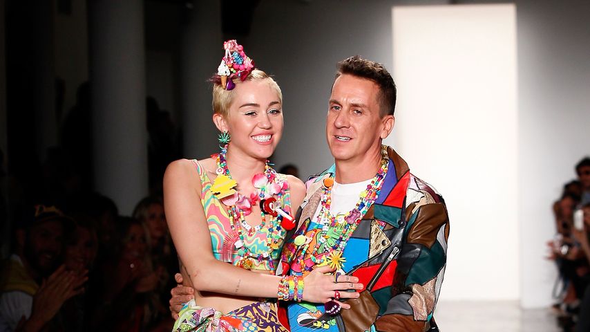 Miley Cyrus und Jeremy Scott im September 2014
