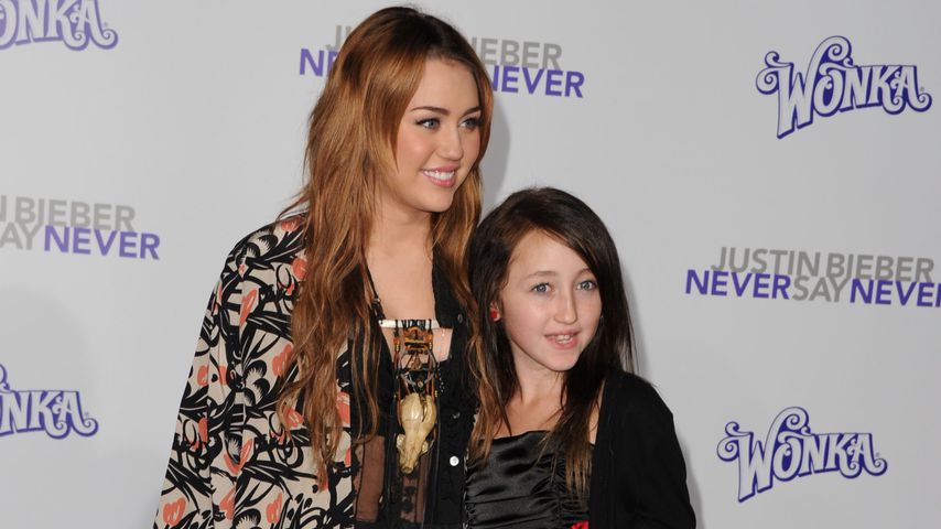 Miley und Noah Cyrus im Februar 2011