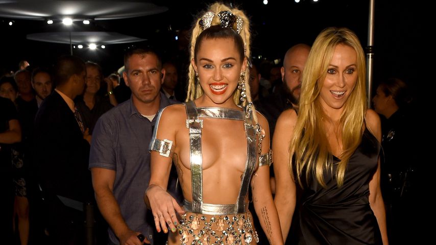 Miley und Tish Cyrus, im August 2015