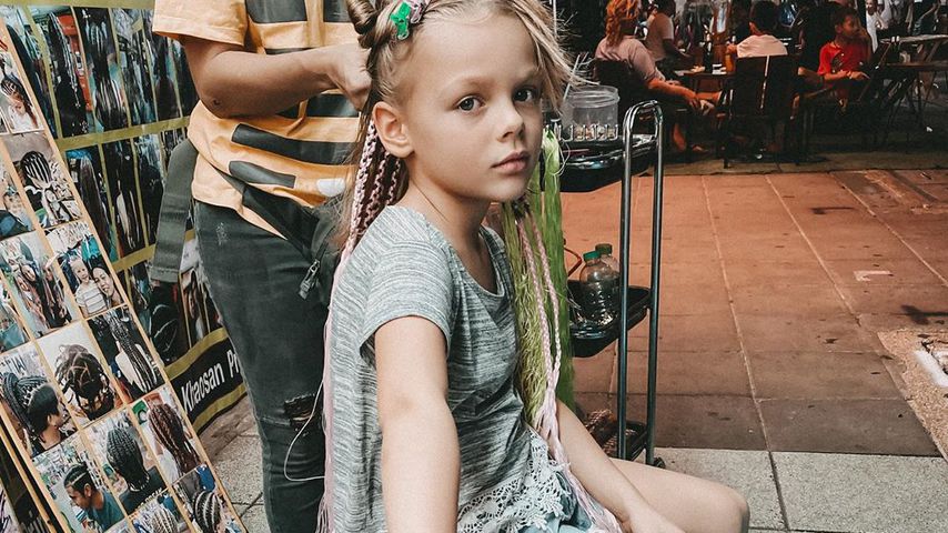 Anne Wünsches Tochter Miley in Bangkok