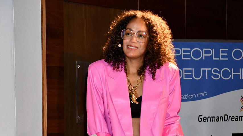 Milka Loff Fernandes bei der Buch-Präsentation von "People of Deutschland" in Berlin im Februar 2023