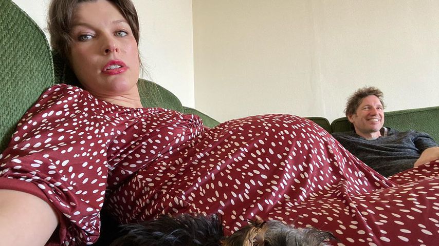 "Elefanten-Knöchel": Milla Jovovich über Schwanger-Probleme