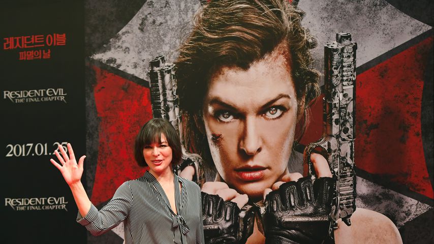 Milla Jovovich bei der Promotion für ihren Film "Resident Evil: The Final Chapter" 2017 in Seoul