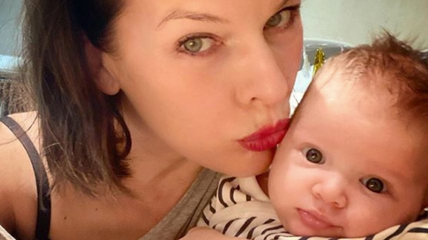 Milla Jovovich und Tochter Osian, 2020