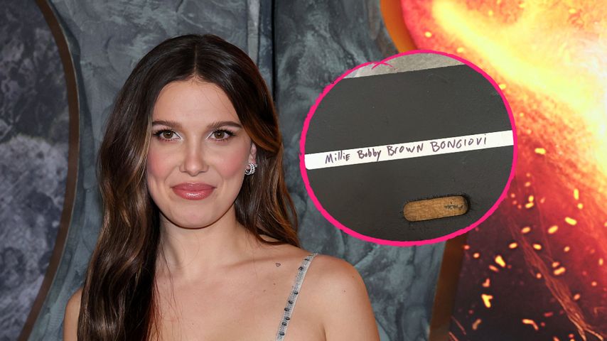 Millie Bobby Brown präsentiert ihren neuen Nachnamen am Set