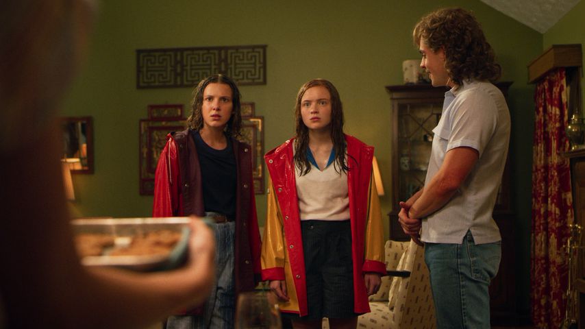 Millie Bobby Brown, Sadie Sink und Dacre Montgomery in "Stranger Things 3"
