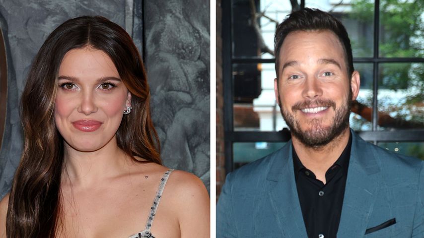 Collage: Millie Bobby Brown und Chris Pratt