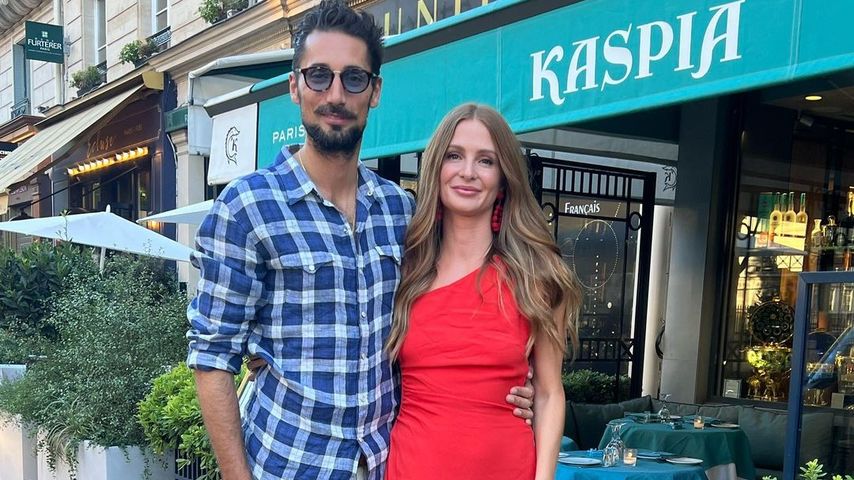 Millie Mackintosh mit ihrem Mann Hugo Taylor in Paris