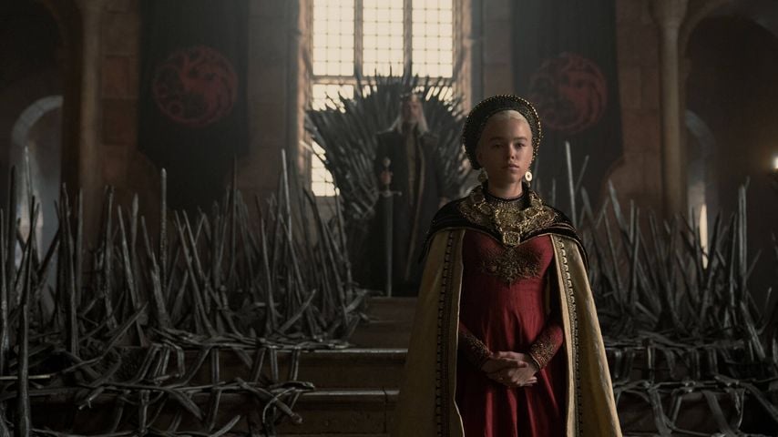 Prinzessin Rhaenyra Targaryen und König Viserys in "House of the Dragon"