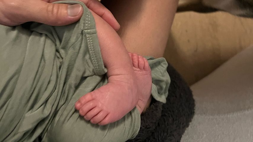 Milo Ventimiglia und Jarah Marianos mit ihren Baby, Januar 2025