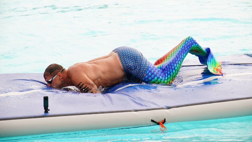 Mimi Kraus im Finale der "RTL Wasserspiele"