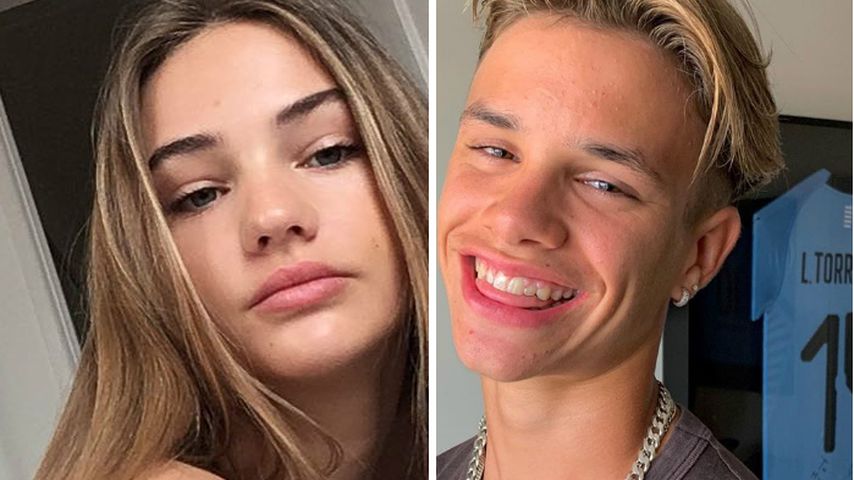 Collage: Mimi und Romeo Beckham