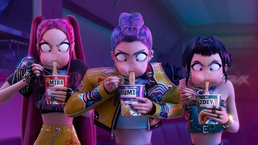 Mira, Rumi und Zoe in "KPop Demon Hunters"