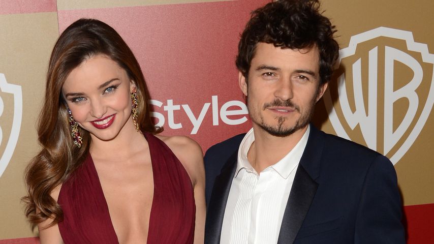 Flynns Abschluss: Miranda Kerr und Orlando Bloom vereint