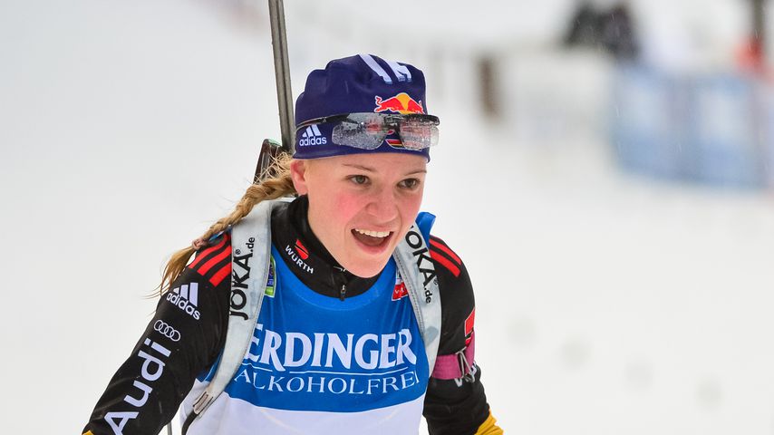 Miriam Neureuther 2012 beim IBU World Cup im Biathlon
