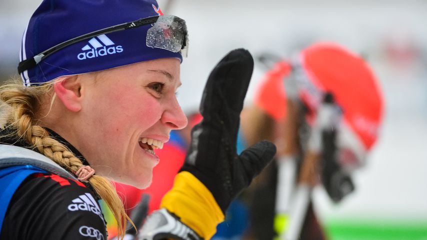 Miriam Neureuther 2012 beim IBU World Cup im Biathlon