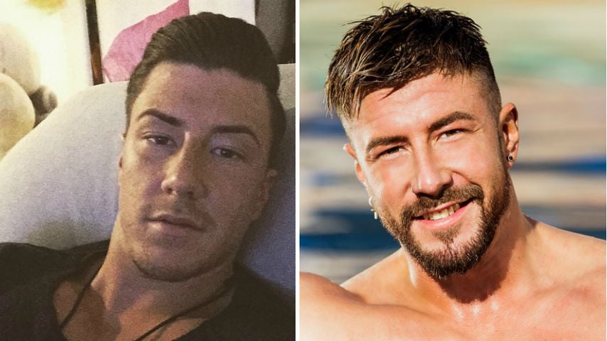 Collage: Mischa Mayer im Jahr 2014 und im Jahr 2019