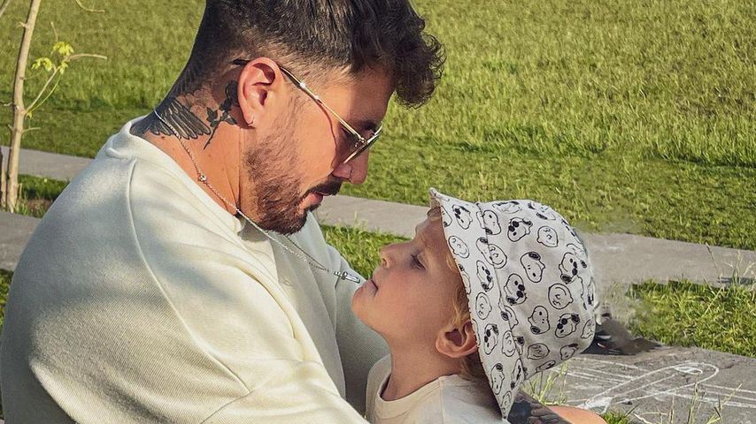 Mischa Mayer und der Sohn von Samantha Abdul