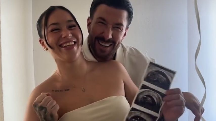 Mischa Mayer und seine Freundin Vanessa im September 2024