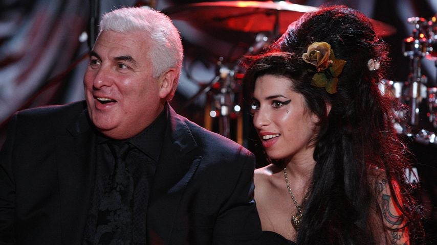 Mitch und Amy Winehouse im Februar 2008
