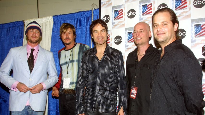 Mitglieder der Band Train im Jahr 2001