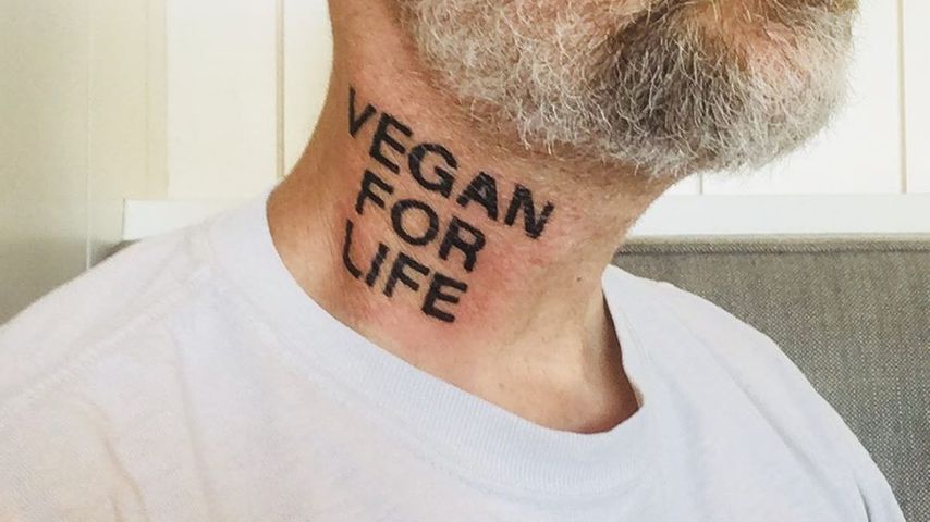 Moby mit einem neuen Tattoo