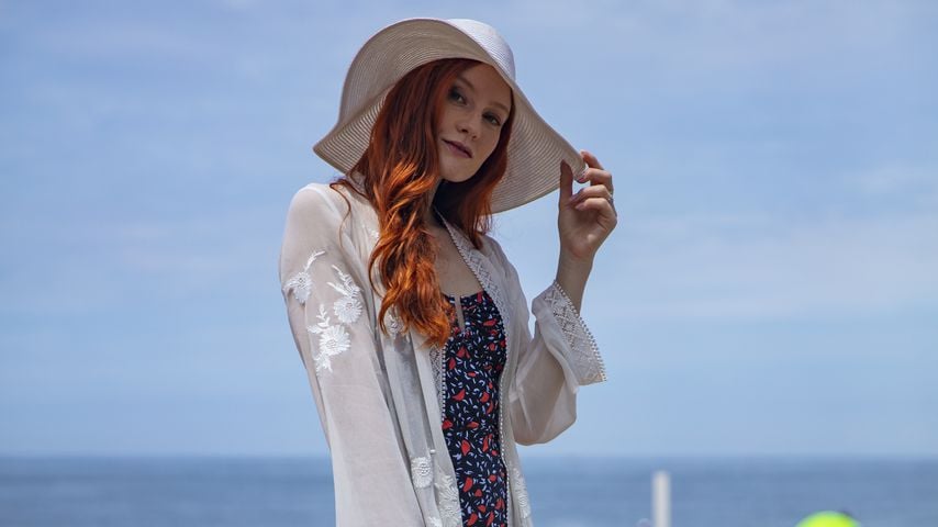 Model Barbara Meier im Februar 2019 in Rio de Janeiro