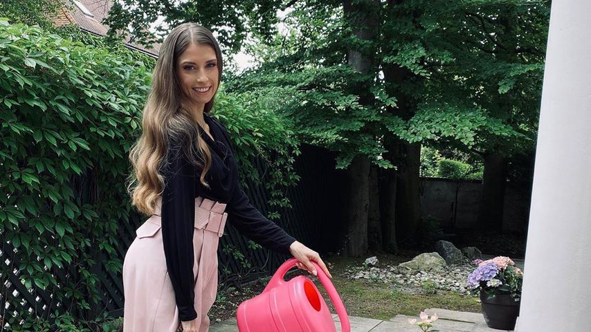 Model Cathy Hummels im Juni 2020
