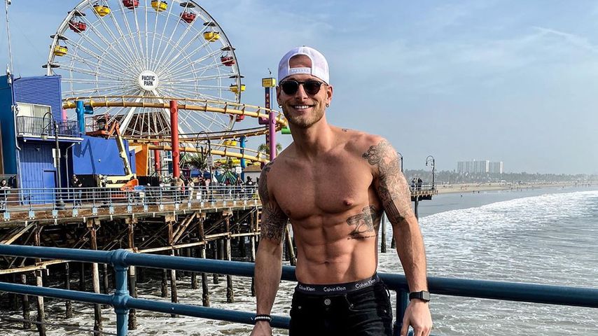 Model Derek Pratt am Santa Monica Pier