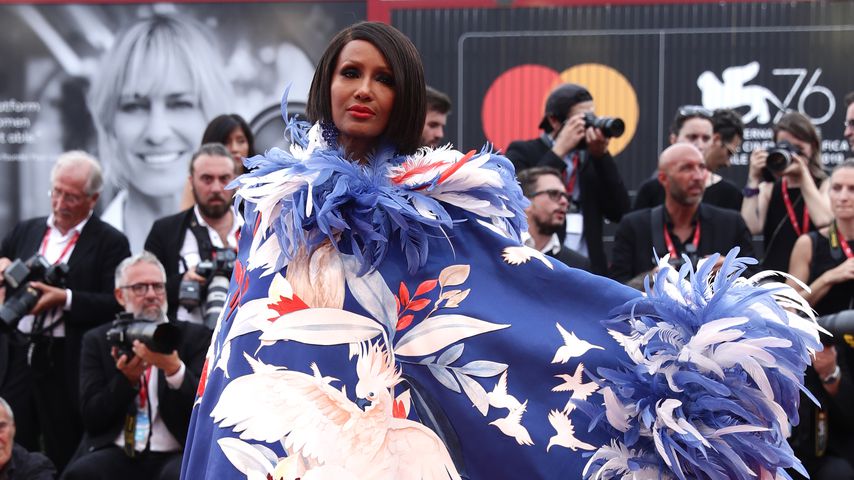 Model Iman bei den Filmfestspielen von Venedig im August 2019