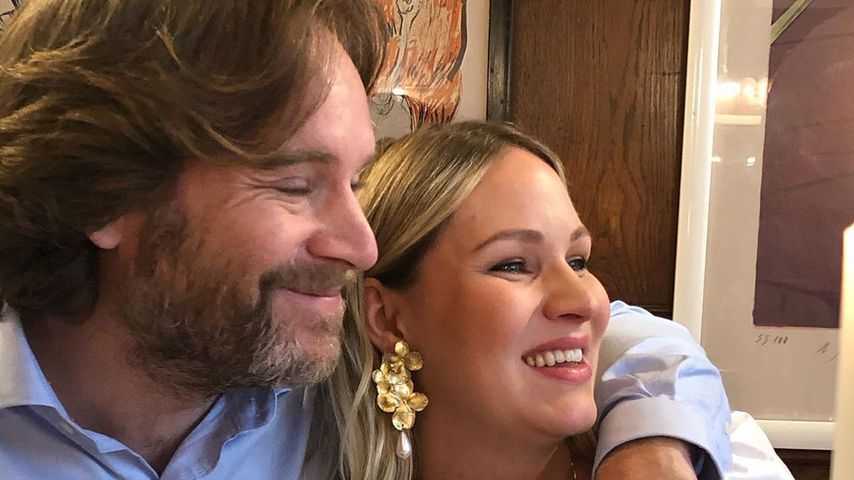 Moderatorin Evelyn Weigert mit ihrem Freund Alexander