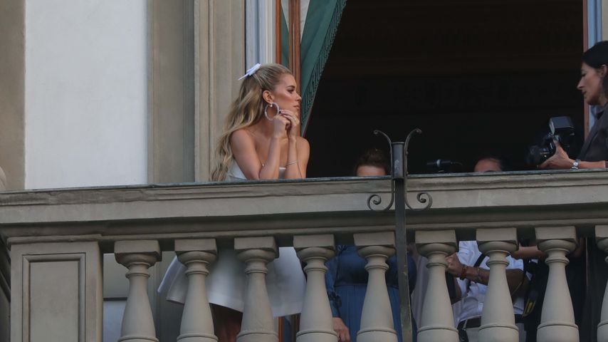Moderatorin Sylvie Meis in Florenz