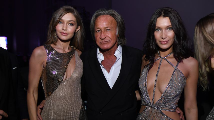 Gigi Hadid, Mohamed Hadid und Bella Hadid, November 2016