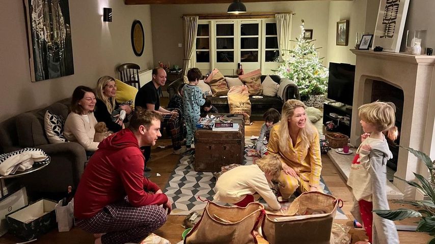 Mollie Kings Familie an Weihnachten 2022