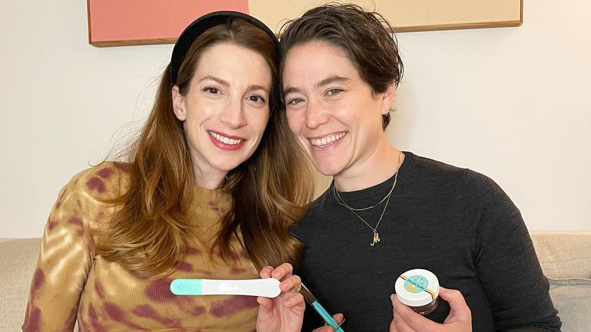 Molly Bernard und ihre Freundin Hannah im Dezember 2022
