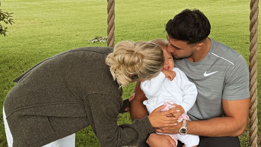 Molly-Mae Hague, Tommy Fury und Tochter Bambi, Juli 2024