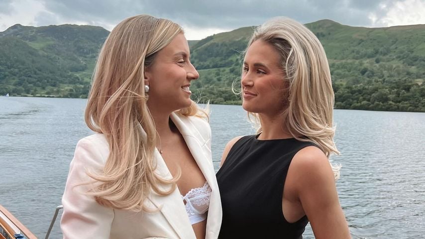 Molly-Mae Hague (l.) und ihre Schwester Zoe im Juli 2024