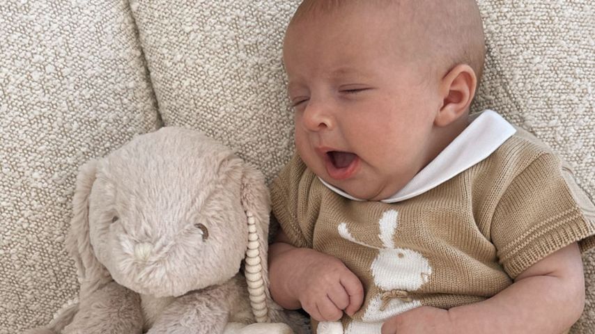 Molly-Mae Hague mit ihrer Tochter Bambi, April 2023