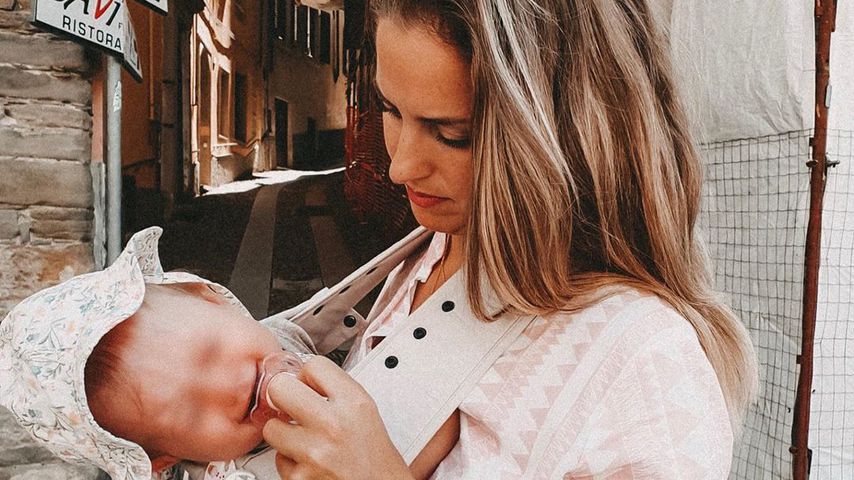 Mona Stöckli mit Tochter Clea Sophie