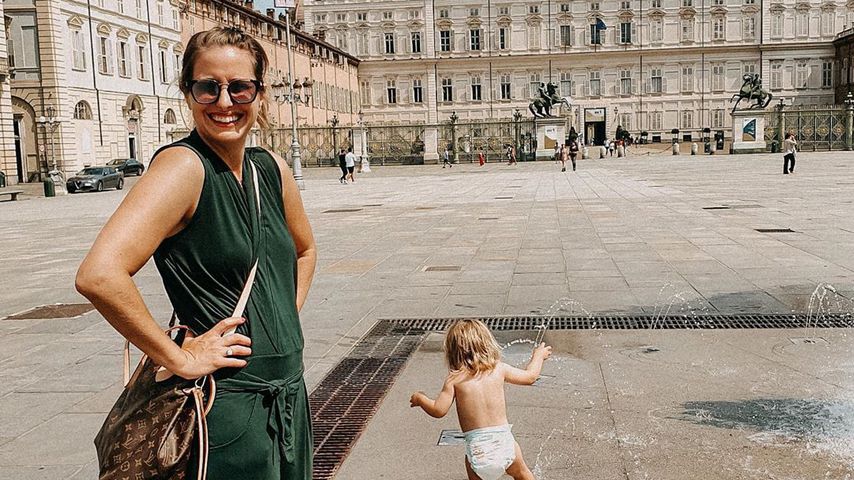 Mona Stöckli mit Tochter Clea