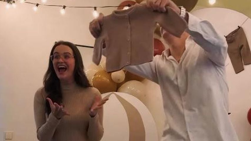 Mone Mahoni und Kobe Mahoni beim Gender-Reveal ihres Babys